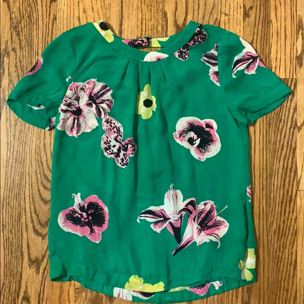 J. Crew silk top